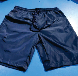 Custom Logo 280Grams Cotton Polyester Solid Casual <b>Elastic</b> Mid <b>Waist</b> Sports <b>Men's</b> <b>Shorts</b> - Product Image 1