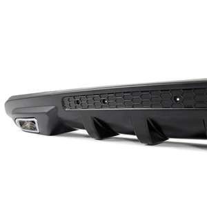 กันชนท้ายรถอเนกประสงค์สีดำด้านพร้อมปลายท่อไอเสียโครเมี่ยม2ชิ้นหัวฉีดพลาสติกคุณภาพสูงเหมาะกับรถทุกคัน - Product Image 5