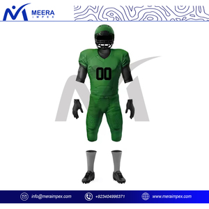 Uniformes de fútbol americano de la mejor calidad, diseños de impresión por sublimación personalizados, uniforme de fútbol transpirable de secado rápido para hombres - Product Image 2