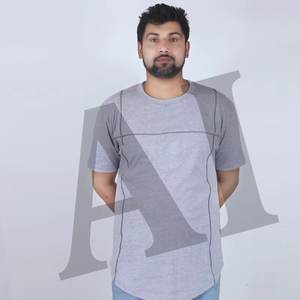 Vente en gros 100% T-shirts à séchage rapide pour hommes en polyester Impression de logo personnalisé 260 grammes Poids du tissu Vêtements de sport bon marché - Product Image 3
