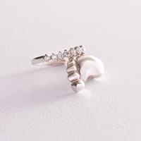 Anillo de Plata 925 con Diseño de Pies de Bebé y Circonitas, Adorable Regalo para Bebés, Joyería para Bodas, para Reventa en FBA y Etsy