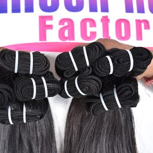 Extensiones de Cabello Humano de la Mejor Calidad, Lisas, Suaves y Sedosas, Color Negro, Sin Procesar, Naturales, Virgen, 100g, Precio al por Mayor - Product Image 1