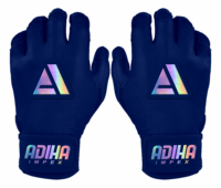 Guantes de Bateo de Béisbol/Sóftbol de Cuero Duradero con Agarre Antideslizante, Elásticos, Personalizables, Hechos por Adiha Impex
