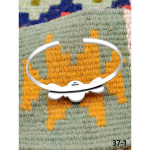 กำไลข้อมือทำมือสไตล์เซาท์เวสต์ แบล็คแจ็คและเงินสเตอร์ลิง เครื่องประดับแฟชั่น - Product Image 4
