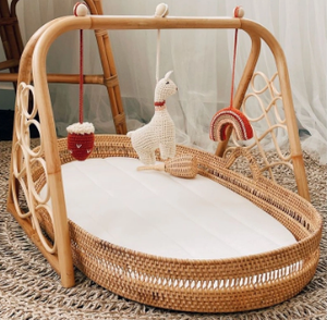 Gimnasio de juegos de ratán para bebés al mejor precio, gimnasio de actividades de juegos de madera para recién nacidos, niños pequeños, gimnasio de juegos para bebés - Product Image 3