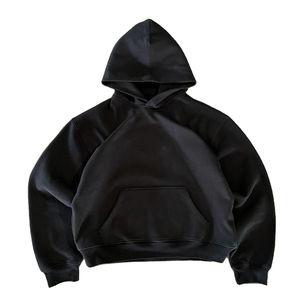 Venta al por mayor French Terry Sets Vintage Cotton Hoodie Chándal Hombres apilados Chándales de gran tamaño para los hombres - Product Image 5