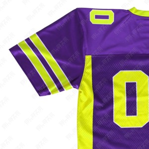 T-shirts personnalisés pour hommes vente en gros de qualité supérieure sublimé maillot de football américain américain maillots de football d'équipe surdimensionnés uniforme - Product Image 4