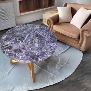 Sceau en agate poli artisanal, décoration de luxe pour la maison, motif floral religieux, résine, couleur personnalisée, haute qualité, pour table - Product Image 1