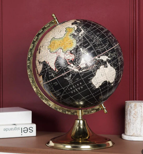 Globo Terráqueo con Base de Metal, Diseño Nuevo, Elegante y Giratorio, para Decoración y Regalos - Product Image 2