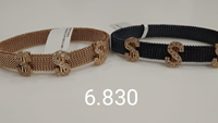 Bracelet fantaisie plaqué or rose pour hommes et femmes, cadeau tendance avec pierre précieuse Moissanite, emballage personnalisé certifié