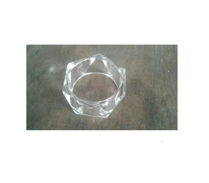 Acrylic Bangle 12 mm Curved Tube Bangles <b>Bracelet</b> Acrylic Bead Stackable <b>Bracelets</b> for Hexagon Shape - Product Image 5