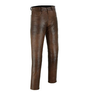 Latest Style Men Leather Pants <b>for</b> <b>Sale</b> Best Quality Low Price Men Leather Pants Sheep Skin Custom Color Leather Pants - Product Image 1