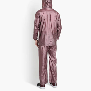 Survêtement coupe-vent personnalisé pour les équipes, veste à fermeture éclair intégrale en tissu imperméable et coupe-vent et pantalon assorti pour le sport et l'usage décontracté - Product Image 3