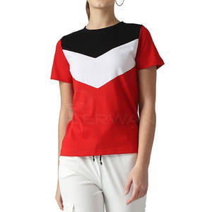 Camiseta de mujer de color personalizado de último estilo, camiseta de mujer personalizada al por mayor, camiseta de mujer informal de alta calidad - Product Image 5