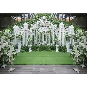 Meilleur décor d'arrière-scène de mariage en plein air scène ouverte avec panneau de portail Décoration élégante de panneau de scène d'événement - Product Image 1