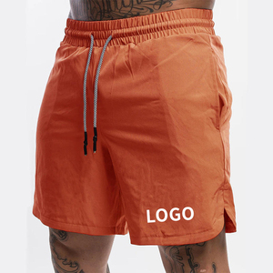 Pantalones Cortos Deportivos para Hombre, Talla Grande, de Poliéster, Color Sólido, para Correr, Gimnasio, Cintura Elástica, Secado Rápido, Ecológicos - Product Image 1