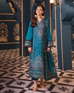 Designer indien et pakistanais Punjabi Dhoti & Bollywood Salwar Kameez robe de mariage et de soirée pour femmes Collection 1076 - Product Image 5