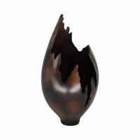 Franse Stijl Metalen Bloemenvaas Zwart Gepoedercoat Decoratieve Kunstmatige Planten Bloempot Metalen Vazen In Goedkope Prijs