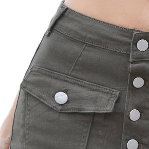 Faldas Vaqueras Casuales Ligeras de Color Sólido, Transpirables, 100% Algodón, para Mujer, con Diseño Único y para Uso en Exteriores - Product Image 6