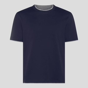 Mosaic Impex de alta calidad 100% algodón para hombre, Camiseta de cuello redondo de gran tamaño con estampado de logotipo personalizado, Camiseta con estampado de pantalla de luz transpirable - Product Image 4