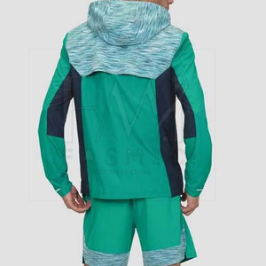 Comfortable Men Windbreaker Sets For Custom Pattern Style Summer Casual Two Piece Sets With <b>Zip</b> <b>Up</b> Collar - Product Image 6