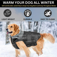 Vente chaude Chien Puffer Manteaux Réchauffement Léger À L'intérieur De La Fausse Fourrure Pet Vêtements pour Extérieur Résistant À L'eau Chien Puffer Gilet