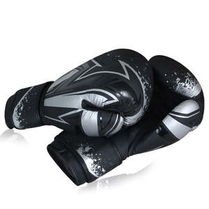 Ensembles de boxe en cuir véritable Vente directe d'usine Gants de boxe en cuir et PVC personnalisés pour compétitions Gymnases Logo sur mesure - Product Image 4