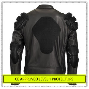 Veste de moto en cuir pour femme | Veste de motard élégante approuvée CE | Veste d'équitation durable pour le confort - Product Image 3