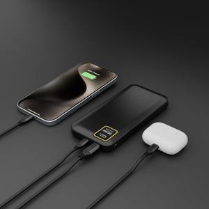 Porodo พาวเวอร์แบงค์แบบชาร์จเร็ว10000มิลลิแอมป์/22.5วัตต์เอาต์พุตสอง USB-A ที่มีความจุ20วัตต์ - Product Image 4