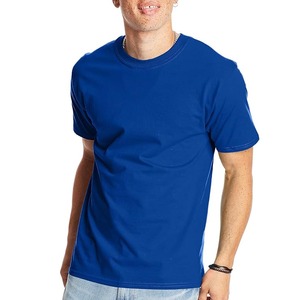 T-shirt d'été personnalisé à manches courtes avec logo personnalisé fabriqué en usine T-shirt en coton uni personnalisé pour hommes - Product Image 4