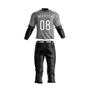 Vente en gros de meilleure qualité d'ensembles d'uniformes de baseball vêtements de sport de style unique de qualité supérieure ensemble d'uniformes de baseball - Product Image 3