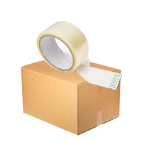 Rouleaux de ruban d'emballage adhésif simple face solide personnalisé pour une expédition d'emballage sécurisée