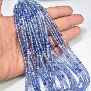 ลูกปัด tanzanite ธรรมชาติไล่เฉดสีแบบออมเบรเหลี่ยมเพชรพลอยลูกปัดอัญมณีหลวมขายส่งสำหรับทำเครื่องประดับสร้อยข้อมือสร้อยคอ - Product Image 2