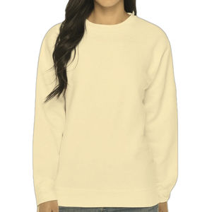 Camiseta personalizada de manga larga de Color sólido de estilo básico para mujer Fabricante OEM Camiseta lisa de algodón 100% de alta calidad para mujer - Product Image 2