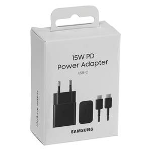 Kit de Carga Rápida Adaptativa USB Tipo-C de 15W con Power Delivery, Negro, EP T1510XBEGEU, Cable Cargador - Product Image 2