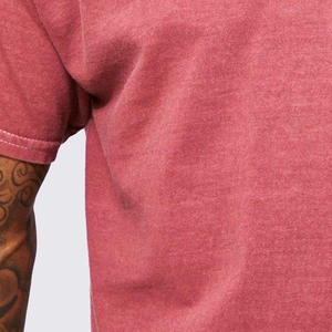 เสื้อผู้ชายไซส์พิเศษแขนสั้นผ้าฝ้ายสีชมพู - Product Image 2