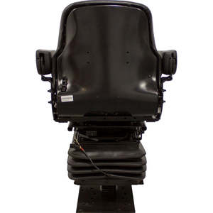 Siège de chargeuse-pelleteuse 12V robuste avec piétement et suspension pneumatique - Product Image 4