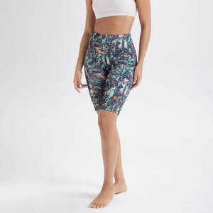 Women Printed Quick Dry High Elastic Scrunch Butt Sports Shorts Low Waist Short <b>Gym</b> Fitness <b>Leggings</b> Seamless Yoga Shorts - Product Image 6