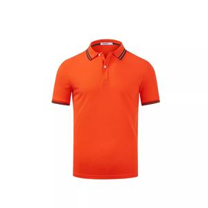 เสื้อโปโลสำหรับผู้ชายเสื้อกอล์ฟลำลองเสื้อโปโลถักใส่สบายออกแบบโลโก้ได้ตามต้องการ - Product Image 1