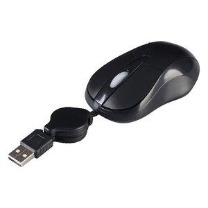 * Presa * Mini Mouse retrattile per PC portatile ideale per i viaggi e in movimento colore assortito rosso grigio nero- - Product Image 2