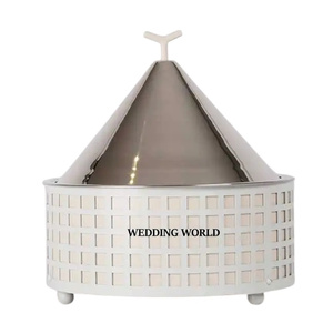 Ramadán Decoración Metal Hotpot Calidad Premium Diseñador Cazuela Venta Caliente Última Llegada Fancy Metal Food Warmer - Product Image 3