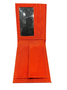 Portefeuille RFID à deux volets tendance pour hommes Broderie de logo de luxe Longue longueur Plusieurs compartiments Couverture de bohème perle bonbon - Product Image 4