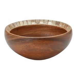 Grossiste de saladier en bois Meilleure vente Bol de service design fait main Bol à soupe classique élégant et fantaisie Nouveau - Product Image 6