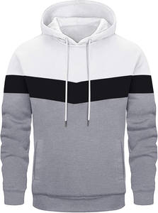 เสื้อฮู้ดดี้ผู้ชายแบบสั่งทำพิเศษ หลายสี แขนยาว สามโทนสี เนื้อผ้าหนา - Product Image 4