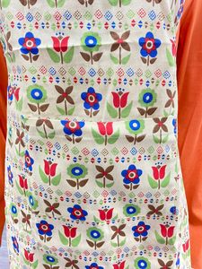 ผ้ากันเปื้อนแขนกุดผ้าลินินพิมพ์ลายปรับแต่งได้โลโก้หลายขนาดและสไตล์สำหรับใช้ในบ้านผลิตจากอินเดีย - Product Image 5