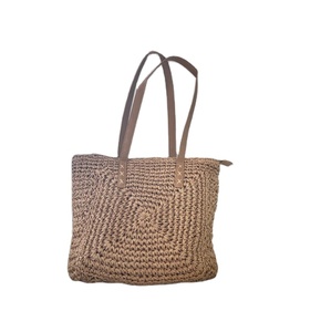 <b>Boho</b> Artistic Women's Straw Weave Crossbody <b>Bag</b> Crochet Macrame Beach <b>Bags</b> Direct From Indian Supplier - Product Image 1