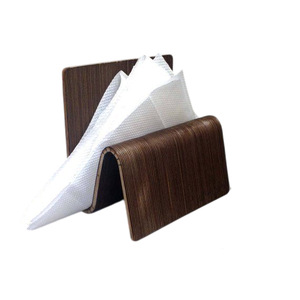 Servilletero moderno Material de madera para sujetar servilletas en restaurante y Hotel en casa en forma y tamaño únicos - Product Image 1