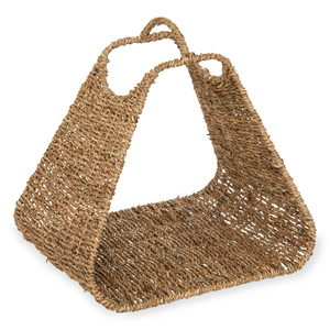 Seagrass document newspaper basket sea grass magazine holder other office supplies and accessories - Product Image 5
