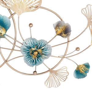 Fabriqué à la main en métal feuille de gingko mur Arts paysage bureau maison salon chambre décoration intérieure montage mural artisanat cadre - Product Image 6