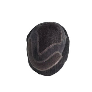 Peluca de Cabello Humano Virgen Remy Indio, Tupé con Ondas Naturales, Trama Única para Prótesis Capilares de Encaje - Product Image 5